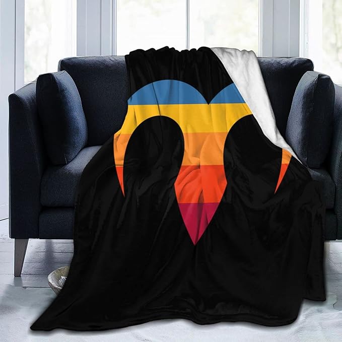 Zodiac Sign Aries Symbol Throw Blanket 40"x30" Fuzzy Warm Flannel Blanket Soft Blanket for Couch Bed Sofa - Aries Blanket for men