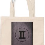 Lantern Press Gemini, Astrological Sign, Zodiac (100% Cotton Canvas Reusable Tote Bag) - Gemini Canvas for men