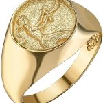Claddagh Gold - Virgo Ring for men