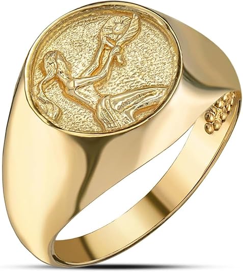 Claddagh Gold - Virgo Ring for men