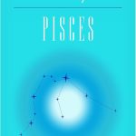 Trademark Fine Art Canvas Wall Art - Amelie 'Pisces Zodiac Print Art' Wall Art for Living Room, Bedroom, or Office Décor - Pisces Canvas for men