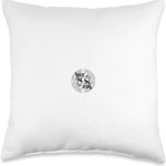 Pisces Zodiac Sign - Black and Grey Throw Pillow - Pisces Pillow for men