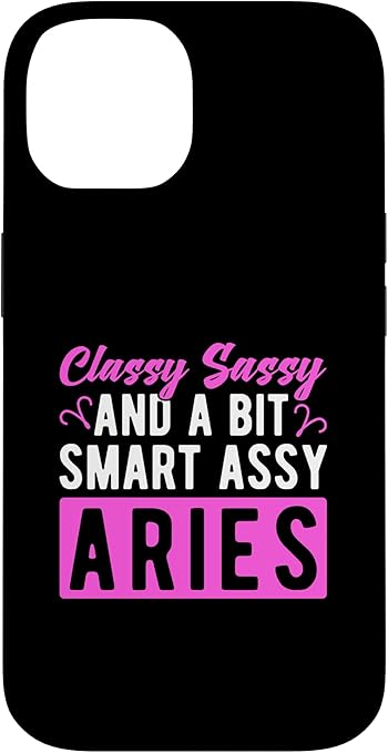 iPhone 14 Aries Classy Sassy Horoscope Astrology Zodiac Sign Case - Aries Phone Case for men