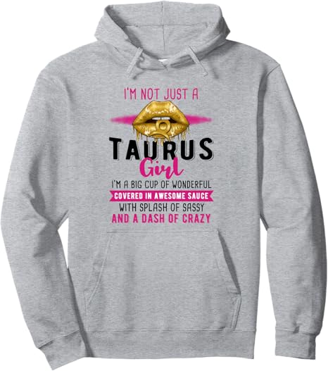 Taurus Girl Zodiac Sign Astrology Pullover Hoodie - Taurus for men