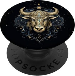 Taurus Astrological Sign Zodiac Design PopSockets Adhesive PopGrip - Taurus Phone Case for men