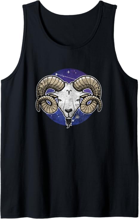 Aries Design Horoscope Astrology Loves Zodiac Signs Tank Top - Aries T-Shirt for men