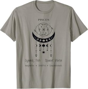 Horoscope Birthday.USA - Pisces T-Shirt for men