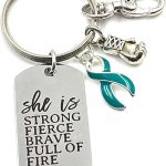 Rock Your Cause - Cancer Keychain for men