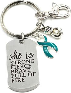 Rock Your Cause - Cancer Keychain for men
