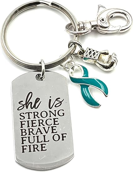 Rock Your Cause - Cancer Keychain for men