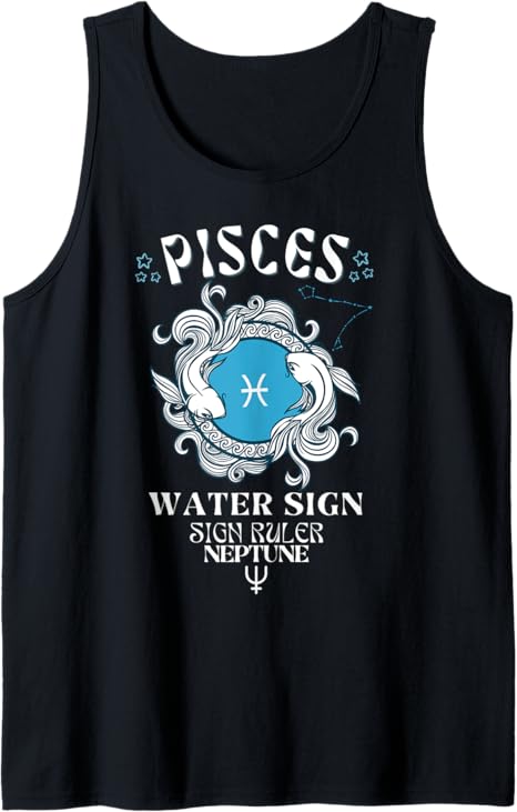 Zodiac Wheel Astrology Sun Chart Astrological Art - Pisces T-Shirt for men