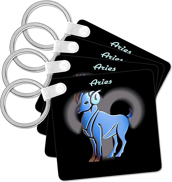 Aries Zodiac Sign, Key Chain - Aries Keychain for men