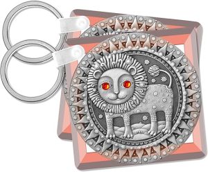 3dRose - Leo Keychain for men