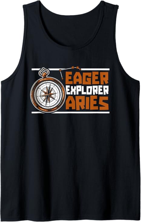 Aries Zodiac Star Sign - Horoscope Adventure Tank Top - Aries T-Shirt for men