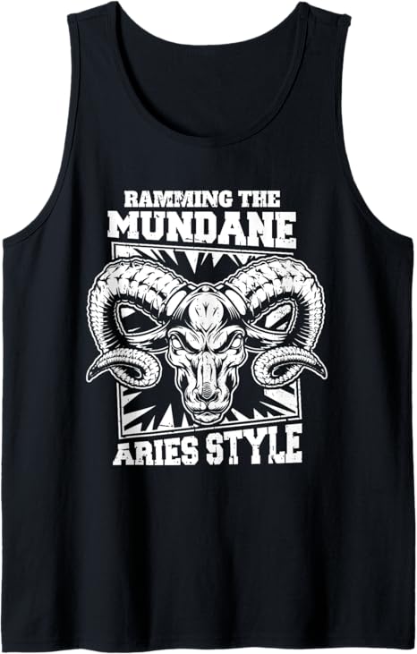 Aries Zodiac - Horoscope Star Sign Aries Tank Top - Aries T-Shirt for men