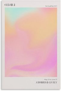 Zodiac Aura Gradient Poster Gemini Wall Art Print, Unique Zodiac Gemini Y2K Dorm Decor Gallery Wall Art Boho Canvas Poster Wall Art for Bedroom Living room Decoration Gift UnFrame::16x24inch(40x60cm) - Gemini Canvas for men