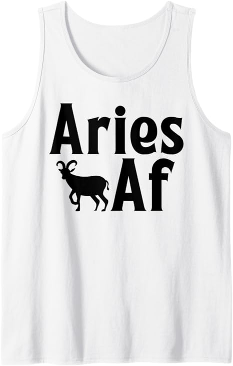 Horoscope Aries AF Astrological Sign Astronomy Tank Top - Aries T-Shirt for men