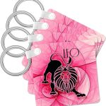 3dRose - Leo Keychain for men