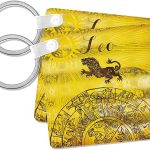 3dRose - Leo Keychain for men