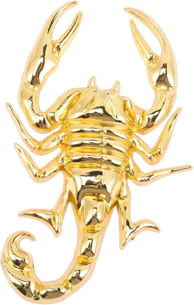 Scorpio Stickers for Cars Metal Car Stickers 3D Scorpion Decals Zinc Alloy Car Door Decals Elegant Car Sticker Set - Scorpio Sticker for men
