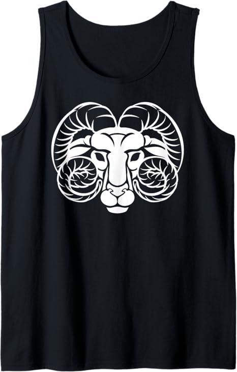Aries Zodiac Ram Horoscope Astrology Star Sign Tank Top - Aries T-Shirt for men
