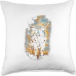 The Bull The Sign of the Taurus Throw Pillow - Taurus Pillow for men