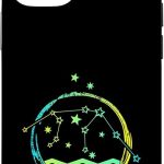 iPhone 15 Aquarius Zodiac Horoscope Sign with Constellation Case - Aquarius Phone Case for men