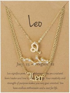 Pingyongchang - Leo Necklace for men