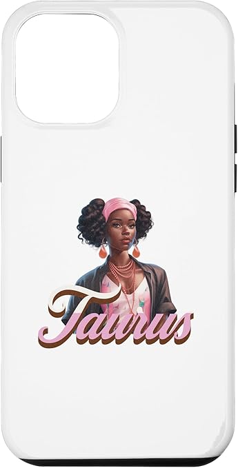 iPhone 13 Pro Max Taurus - African American Women Zodiac Signs Case - Taurus Phone Case for men