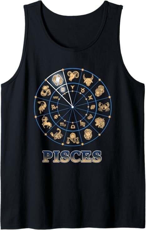 Zodiac Fish Birth Horoscope Astronomy - Pisces T-Shirt for men