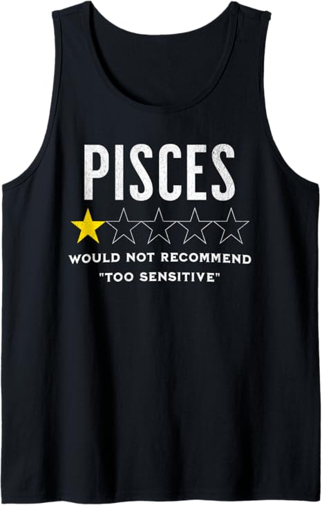 Zodiac sign star rating critic factory - Pisces T-Shirt for men