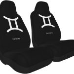 Gemini Sign Car Seat Covers, Universal Fit for Auto Truck Van SUV, Easy Install 2 Pack - Aries Car Seat Cover for men