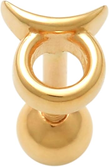 ANYGOLDS - Taurus Earrings for men