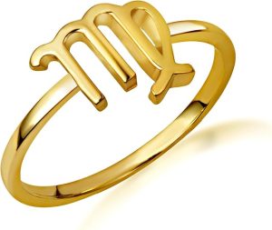 Claddagh Gold - Virgo Ring for men