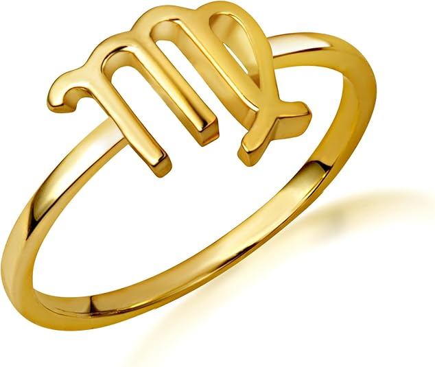 Claddagh Gold - Virgo Ring for men