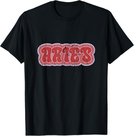 70s year Aries Zodiac Sign Aries T-Shirt - Aries T-Shirt for men