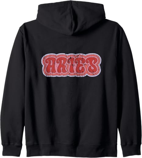 70s year Aries Zodiac Sign Aries Zip Hoodie - Aries Hoodie for men