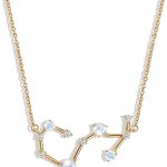 Moon Magic Moonstone Necklaces for women | Zodiac Constellation | 925 Sterling Silver | 18k Rose Gold | Yellow Gold | Rainbow Moonstone jewelry for women | Authentic Rainbow Crystal Jewelry - Scorpio Accessories for men