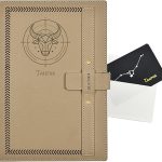 Zodiac Gift A5 Hardcover Leather Journal Notebook, Ideal present for Women Men on Birthday, Anniversary, Holidays with Greeting Card (Taurus) - Taurus for men