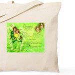 CafePress Goddess Gemini Tote Bag Reusable Natural Beige Canvas Shopping Bag - Gemini Canvas for men