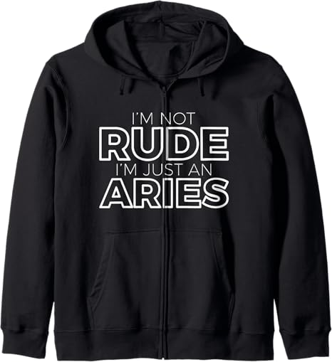 Aries Zodiac Sign Astrology Constellation Horoscope Zip Hoodie - Aries Hoodie for men