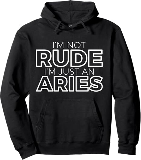 Aries Zodiac Sign Astrology Constellation Horoscope Pullover Hoodie - Aries Hoodie for men