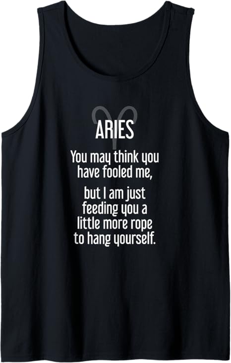 Funny Aries Zodiac Sign Astrology Constellation Horoscope Tank Top - Aries T-Shirt for men