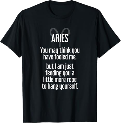 Funny Aries Zodiac Sign Astrology Constellation Horoscope T-Shirt - Aries T-Shirt for men