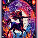 Sagittarius Fire Archer constellations wooden Wall decor Art Astrological Sign Decor wood Plaque,Celestial Home Decor for Living Room,Bedroom,retro Zodiac Poster,Gift for Astrology Enthusiasts 8x12inch - Sagittarius Home Decor for men