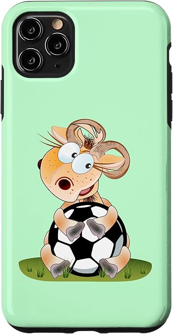 SOCCER PLAYER SHEEP LAMB ZODIAC SIGN FUNNY ARIES Case for iPhone 11 Pro Max - Aries Phone Case for men