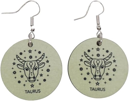Handmade - Taurus Earrings for men