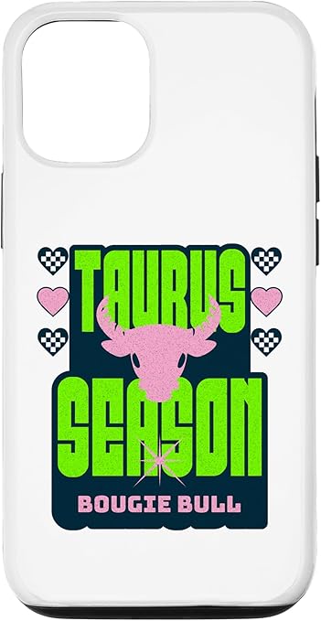 iPhone 13 Y2K Bougie Bull Taurus Season Zodiac Horoscope Retro Product Case - Taurus Phone Case for men