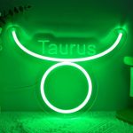 Taurus Neon Sign for Christmas Gifts, LED Zodiac Signs Gifts for Women/Men Constellation Decor,Taurus Birthday Decorations, Spiritual Wall Room Decor, Living Room, Bedroom with Stepless Dimmer - Taurus Products for men