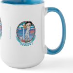 CafePress Betty Boop Zodiac Sign Aquarius 15 Oz Ceramic Large Mug 15 oz (444 ml) Ceramic Coffee Mug - Aquarius Mug for men